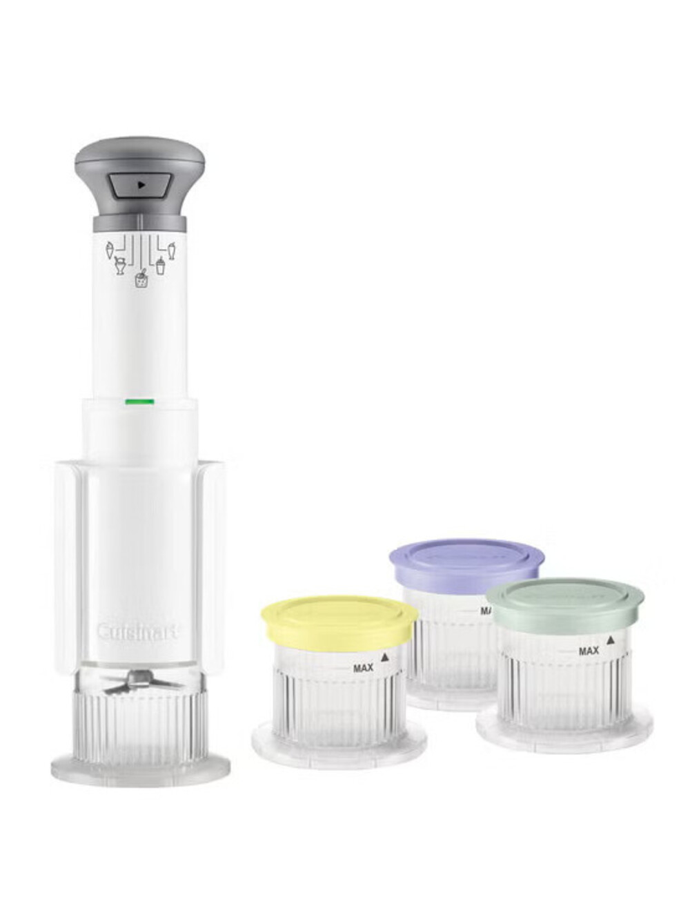 Cuisinart FastFreeze CIM-FD20PC1 Ice Cream Frozen Treat Maker 4 Cups 5-in-1